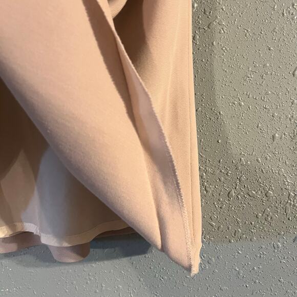 Vintage Georgio Armani Women's Beige Tulip Skirt Sz 12 100% Wool Fit and Flare - Picture 6 of 15